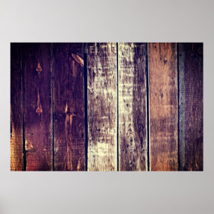 Póster Fondo colorido de madera antigua - Amarillo oscuro
