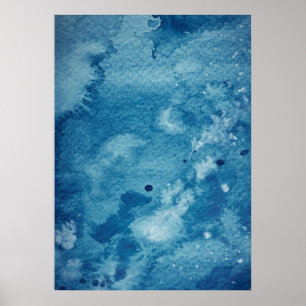 Póster Fondo de acuarela abstracta