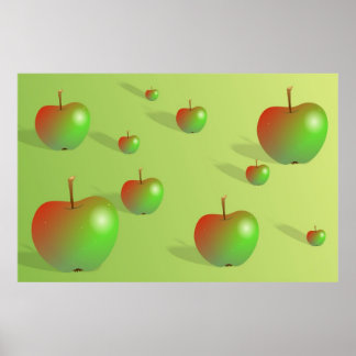 Póster Fondo de Apple