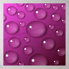 Póster Fondo de caída de agua rosa