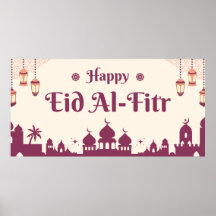 Fondo de carteles de fiesta de Eid Mubarak Eid fel