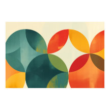 Fondo de círculos transparentes y coloridos