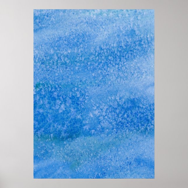 Póster Fondo de color azul (Frente)