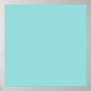 Póster Fondo de color azul de la shell Limpet Robin Egg B