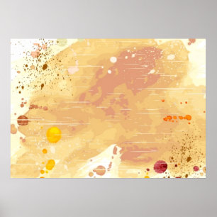 Póster fondo de color de agua