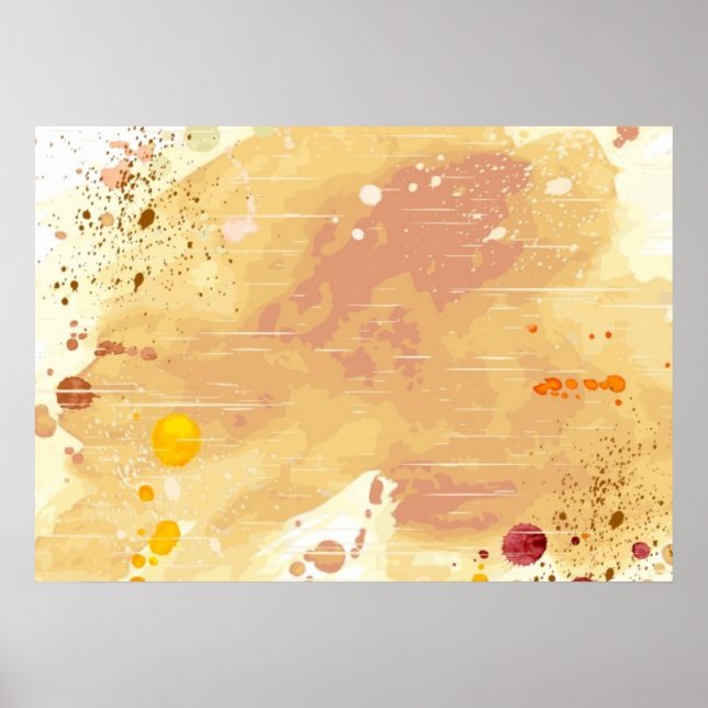 Póster fondo de color de agua (Frente)