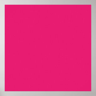 Póster Fondo de color personalizado del color rosado cali