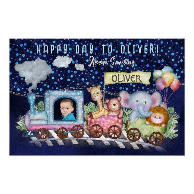 Póster Fondo de cumpleaños (Anverso)