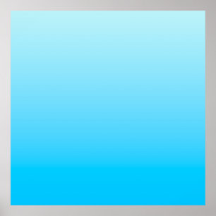 Póster Fondo de degradado de color azul