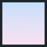 Póster Fondo de degradado rosa pálido y azul<br><div class="desc">Color rosa pálido y degradado azul.</div>