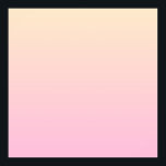 Póster Fondo de degradado rosa y amarillo pálido<br><div class="desc">Gradiente rosa pálido y amarillo.</div>