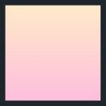 Póster Fondo de degradado rosa y amarillo pálido<br><div class="desc">Gradiente rosa pálido y amarillo.</div>