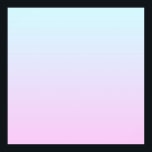 Póster Fondo de degradado rosa y azul pastel<br><div class="desc">Gradiente azul claro y rosa pastel.</div>