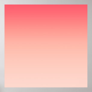 Póster Fondo de degradado rosa y melocotón