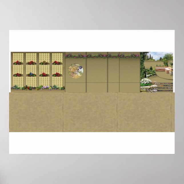 Póster fondo de diorama de Rubicon 3 (Frente)