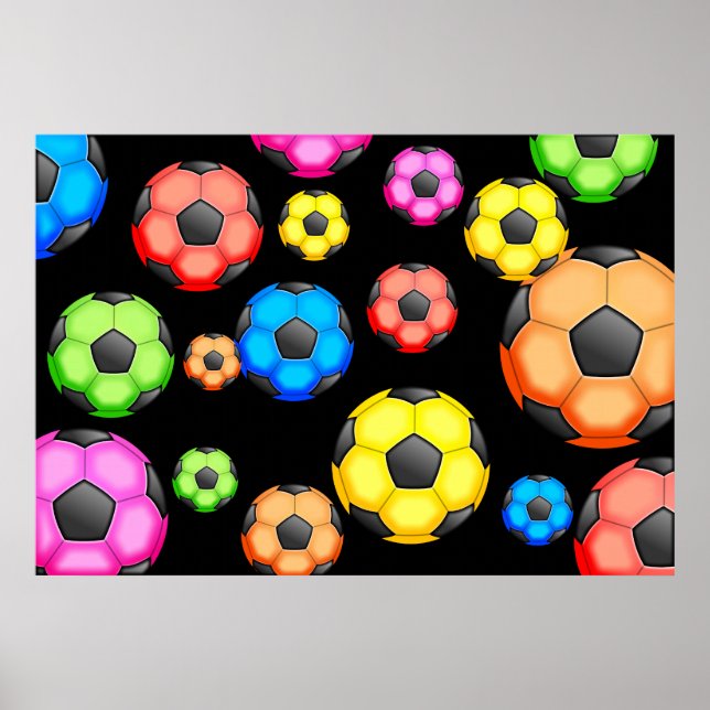 Póster Fondo de escritorio de fútbol (Frente)