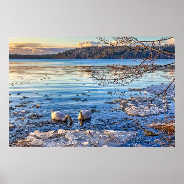 Póster Fondo de escritorio de invierno de 4k Phot de pais (Frente)