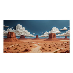 Póster Fondo de escritorio de Monument Valley