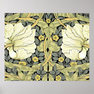 Póster Fondo de escritorio floral William Morris Pimperne