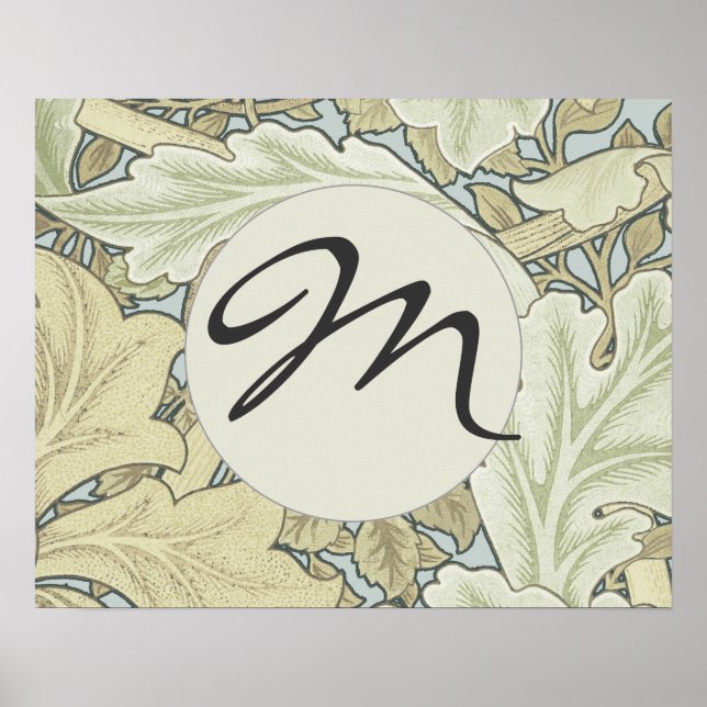 Póster Fondo de escritorio William Morris St James Acanth (Frente)