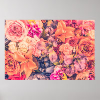 Fondo de flores vintage - filtro vintagevintage,