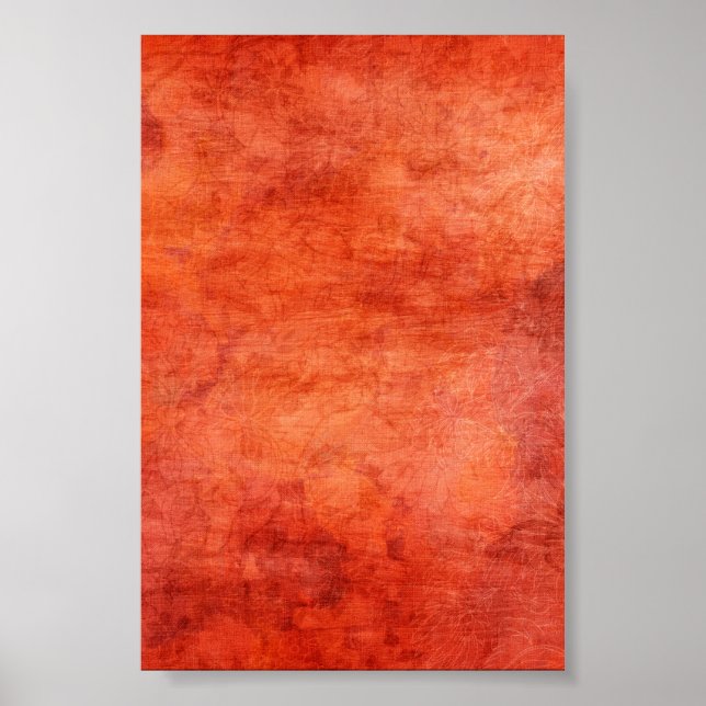 Póster Fondo de fondo de fuego amarillo rojo (Frente)