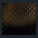 Póster Fondo de Ilustracion 3D Art Deco<br><div class="desc">ilustracion 3D Antecedentes para publicidad y fondo de pantalla en la escena de arte deco y fiesta de moda. Representación 3D en concepto decorativo. Patrón de redes de pescado purpurina de oro para una decoración glamurosa. El encanto dorado de Gatsby brilla en una escena fiesta artística. gatsby, años 20, speakeasy,...</div>