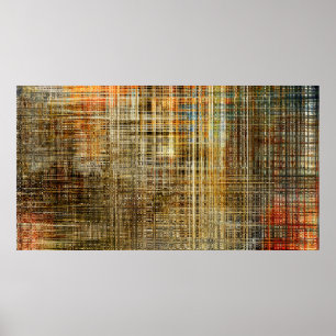 Póster Fondo de intersección geométrica abstracta