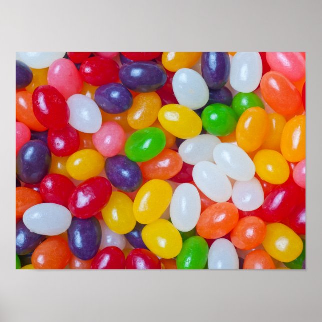 Póster Fondo de Jellybeans - Judías de Pascua (Frente)