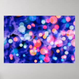 Póster fondo de las bombillas brillantes:desenfoque de C