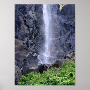 Póster Fondo de las Cataratas de Bridalveil, Yosemite, CA