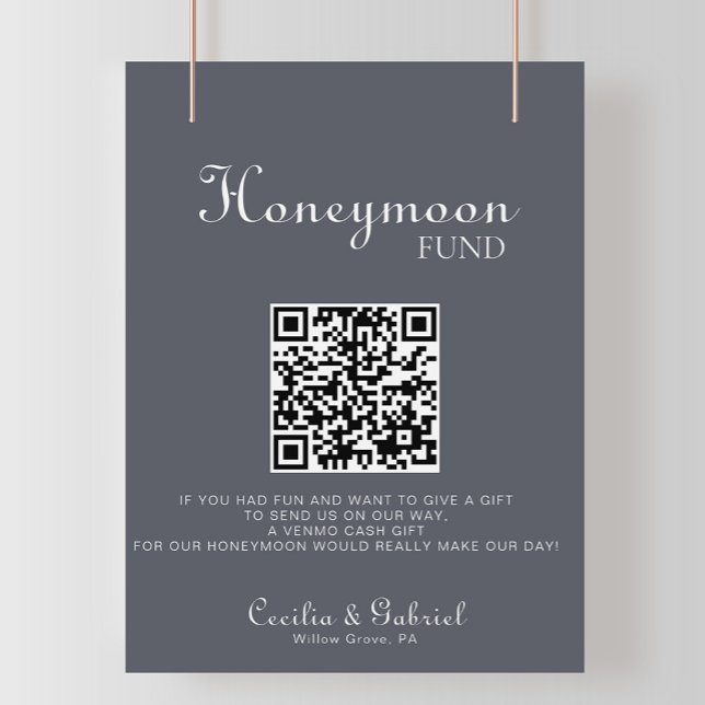 Póster Fondo de luna de miel Boda Boho Noche Simple (Subido por el creador)
