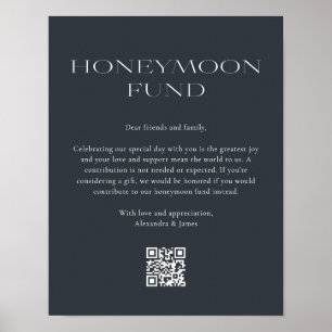 Póster Fondo de luna de miel Fondo mínimo gris oscuro des
