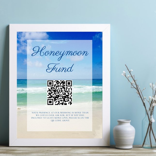 Póster Fondo de luna de miel para olas de marea de playa  (Subido por el creador)
