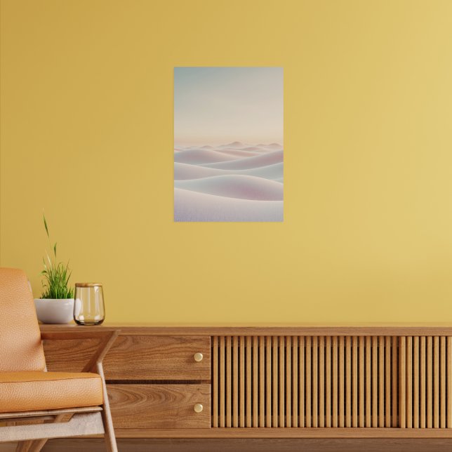Póster Fondo de luz tranquila con dunas de arena (Salón 2)