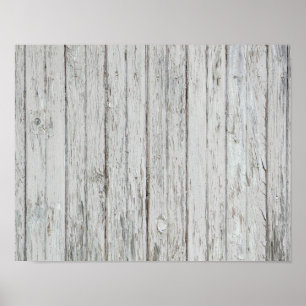 Póster Fondo De Madera Vintage