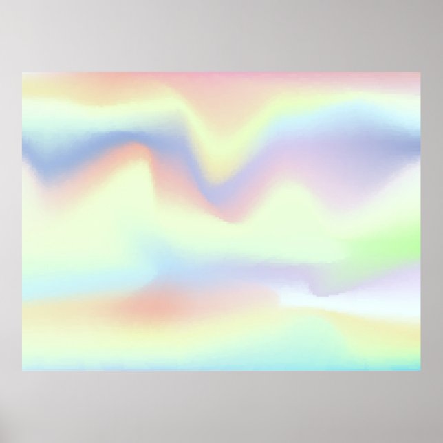 Póster Fondo de malla gradiente en estilo moderno. Colori (Frente)