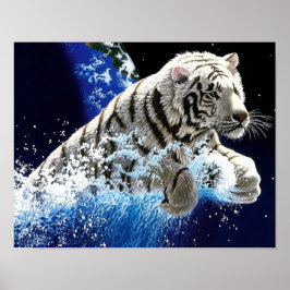 Póster Fondo de pantalla del tigre
