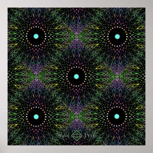 Póster Fondo de pantalla trippy (Frente)