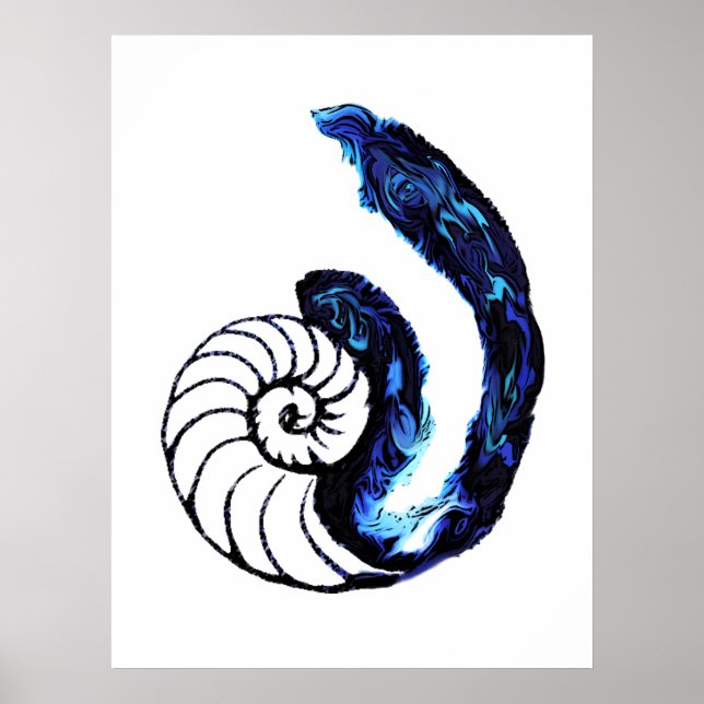 Póster Fondo de Personalizable negro de Cosima Tattoo Orp (Frente)