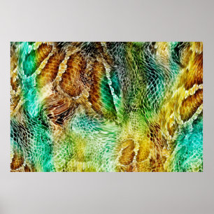 Póster Fondo de piel de serpiente