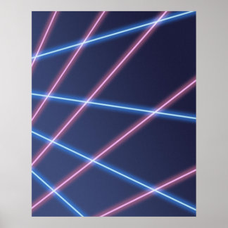 Póster Fondo de retrato de la escuela de rayos láser