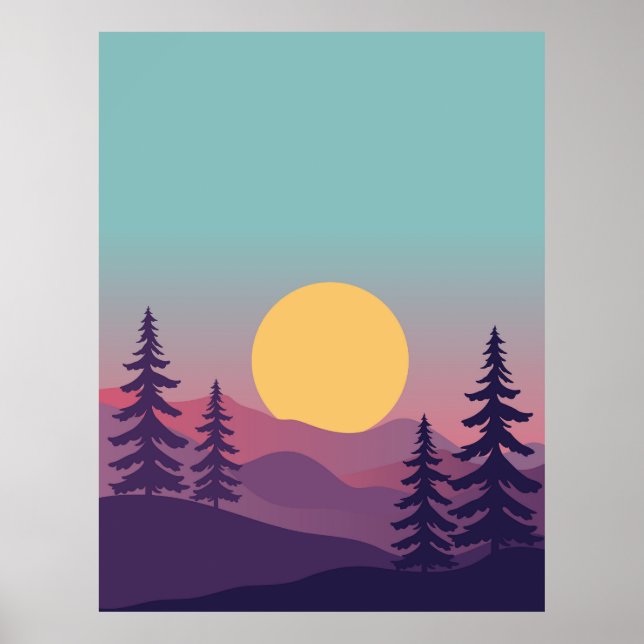 Póster Fondo de salpicaduras de color (Frente)