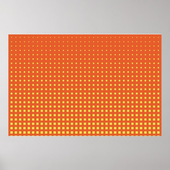 Póster Fondo de semitono. Estilo cómic. Geometría abstrac (Frente)
