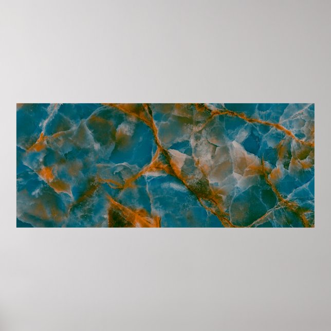 Póster fondo de textura de mármol, breccia marbel natural (Frente)