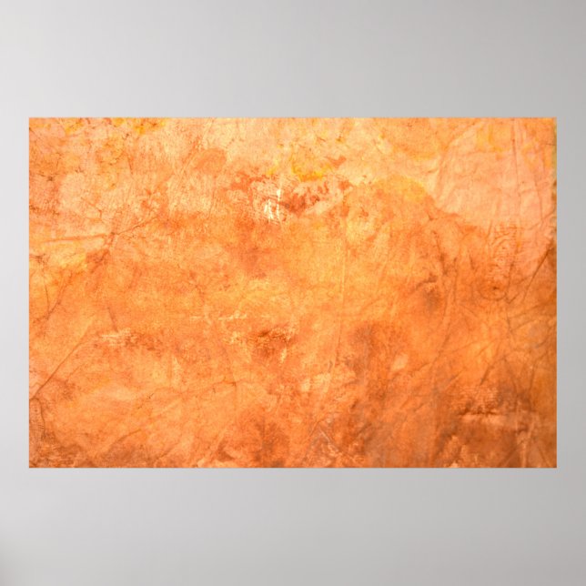 Póster fondo de textura de placa de hierro oxidante, blan (Frente)