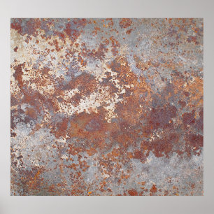 Póster Fondo de textura Metalizado rugosa