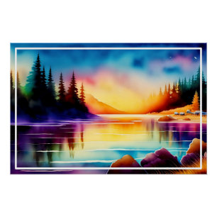 Póster Fondo De Verano Con Palmeras-56790