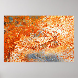 Póster Fondo de zinc rugoso