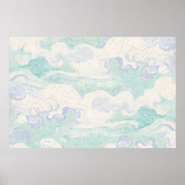 Póster Fondo del cielo de Van Gogh